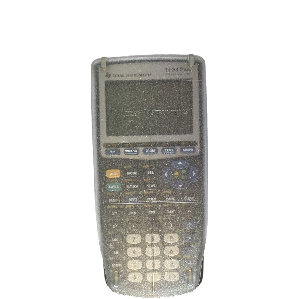 Texas Instruments TI 83 Plus Graphing Calculator Silver Edition Tested
